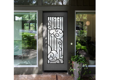 ประตูเหล็กดัดทำจากอลูมิเนียมทนต่อสภาพอากาศที่ดีเยี่ยม