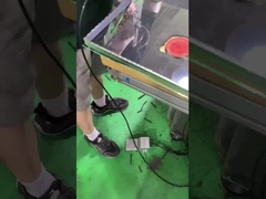 กระจกขอบถักด้วยกรด มีผ้าม่าน ความหนา 25-30 มม