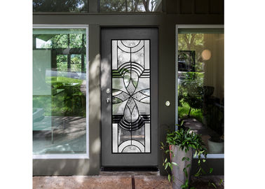 แสงธรรมชาติ  ประตูทางเข้าที่สง่างามกระจกตกแต่ง Windows ง่ายศิลปะการแพร่